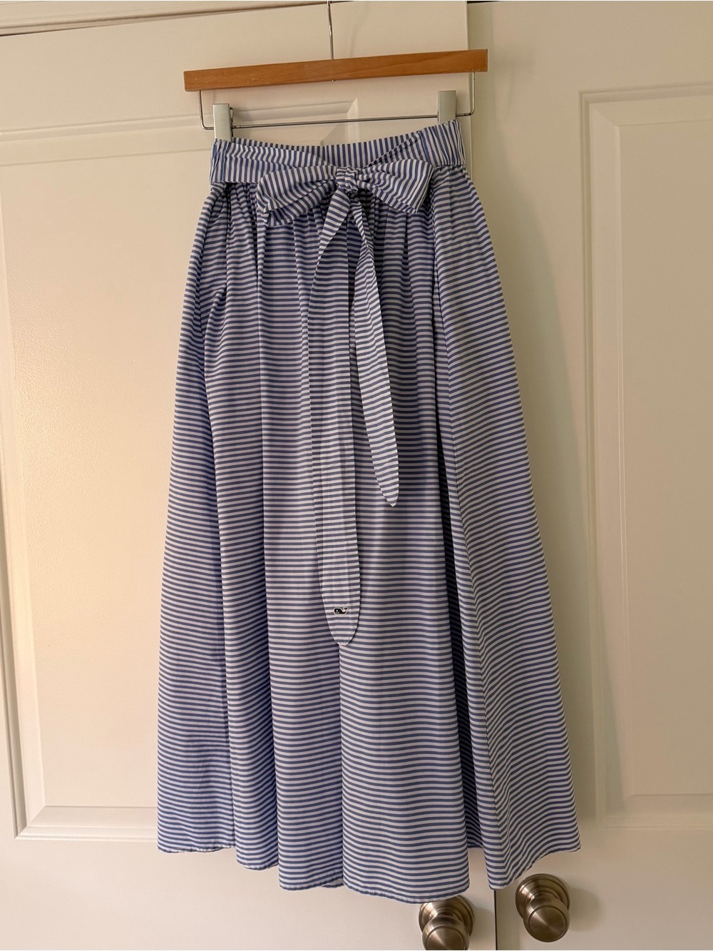 Vineyard Vines for Target Blue and White Striped Maxi Skirt